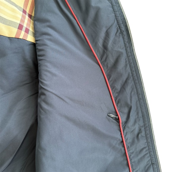 Brooks Brothers Quilted Vest Navy Blue size Medium Men’s Full zip - Picture 7 of 8